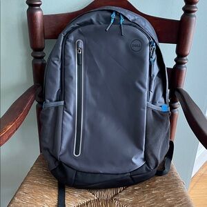 Dell Charcoal and Black Men's Computer Backpack